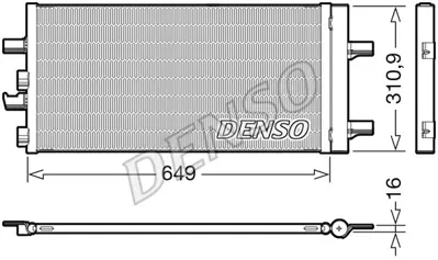 DENSO DCN05104 Kondansatör. Klima 9271204