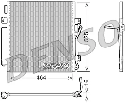 DENSO DCN06011 Klıma Radyatörü 68033237AB