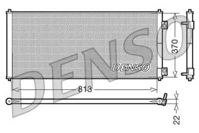 DENSO DCN10018 Klıma Radyatoru (Kondanser) Transıt V184 2.0tdcı / 2.4 Tdcı 00>06 YC1H19710BB