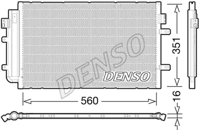 DENSO DCN12005 Klıma Radyatoru Kondanser Daıly 12> F1a F1c 5801255825