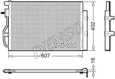 DENSO DCN15008 Kondansatör. Klima 95026324 96943762