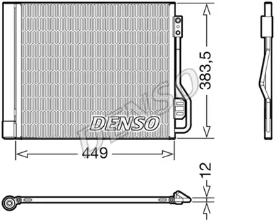 DENSO DCN16002 Kondansatör. Klima 