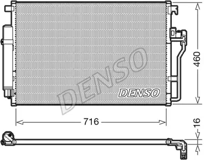 DENSO DCN17008 Klıma Radyatoru Crafter 06>16 Sprınter 906 06>16 