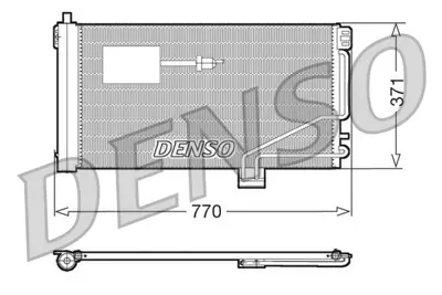 DENSO DCN17015 Klıma Radyatoru W203 00>07 Cl203 02>08 S203 01>07 C209 02>09 R230 06>12 2035001355