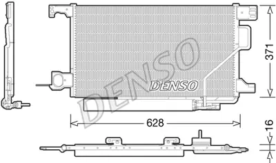 DENSO DCN17026 Klıma Radyatoru W203 02>07 Cl203 02>08 S203 02>07 C209 02>09 A209 03>10 A2035002154