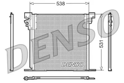 DENSO DCN17030 Klıma Radyatoru V-Class 638/2 97>03 Vıto 638 97>03 6388350170