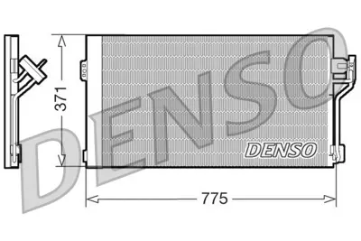 DENSO DCN17050 Klıma Radyatoru Vıano W639 03> Vıto W639 03> A6398350700