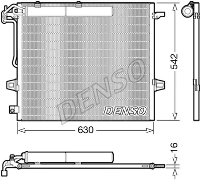 DENSO DCN17057 Klıma Radyatoru X164 06>12 W164 05>11 W251 06>12 A2515000054