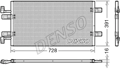 DENSO DCN20019 Condenser 2765000Q0H 8200774211 93861172