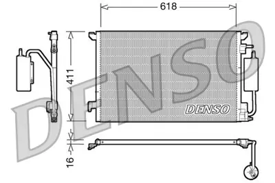 DENSO DCN20028 Condenser 71740472