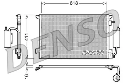 DENSO DCN20035 Condenser 1850083