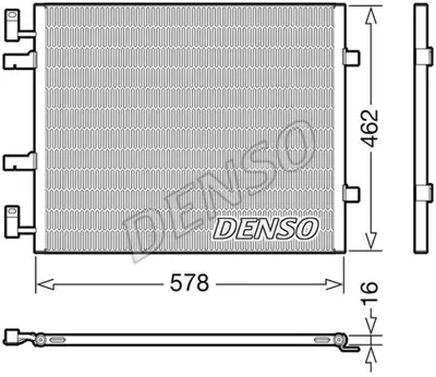 DENSO DCN20041 Kondansatör. Klima 93857127