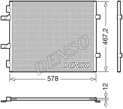 DENSO DCN20042 Kondansatör. Klima 93862283