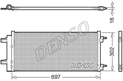 DENSO DCN20044 Kondansatör. Klima 39146283