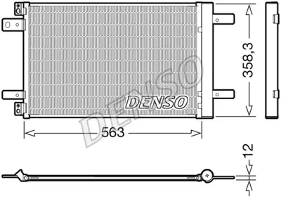 DENSO DCN21032 Klıma Radyatörü 3644520 9816746580