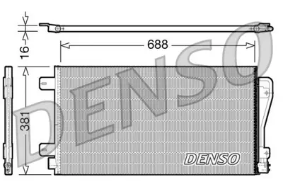 DENSO DCN23014 Condenser 7701049665