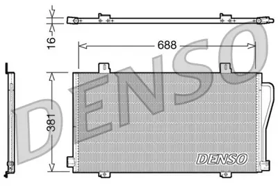 DENSO DCN23017 Condenser 7701052120