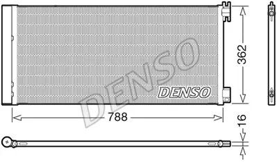 DENSO DCN23042 Kondansatör. Klima 93868376