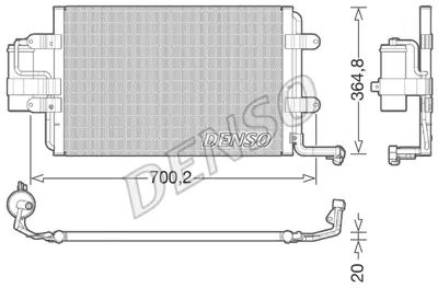 DENSO DCN32021 Condenser 