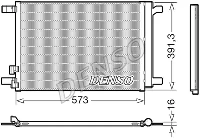 DENSO DCN32066 Kondansatör. Klima 5Q0816411N