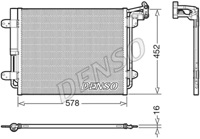 DENSO DCN32067 Kondansatör. Klima 5ND820411E