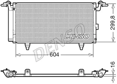 DENSO DCN36005 Kondansatör. Klima 73210AJ000