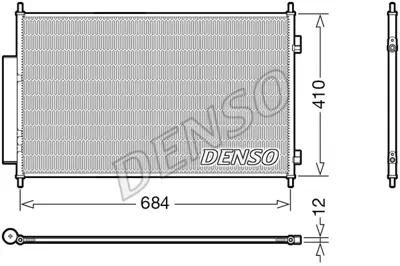 DENSO DCN40027 Kondansatör. Klima 81110T7WA01