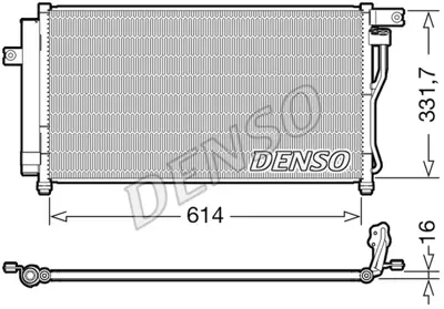 DENSO DCN41009 Kondansatör. Klima 976061E000