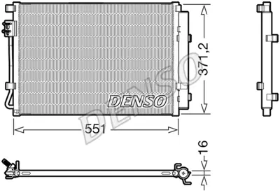 DENSO DCN41022 Kondansatör. Klima 976061W001