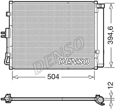 DENSO DCN43005 Kondansatör. Klima 976062K000