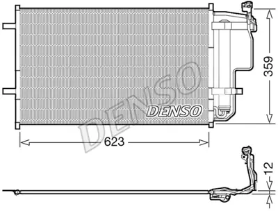 DENSO DCN44011 Kondansatör. Klima BBP261480C