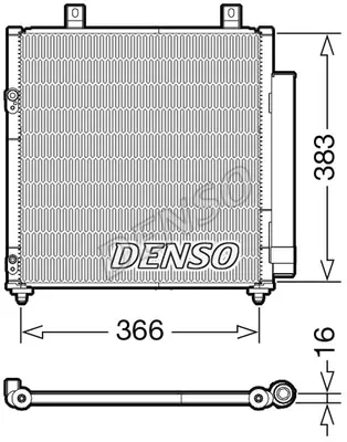 DENSO DCN45007 Kondansatör. Klima 7812A229