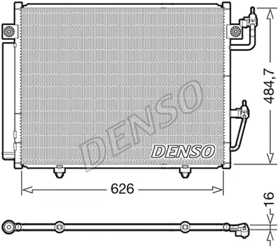 DENSO DCN45009 Kondansatör. Klima 7812A223