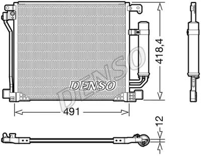 DENSO DCN46025 Kondansatör. Klima 92100BA61B