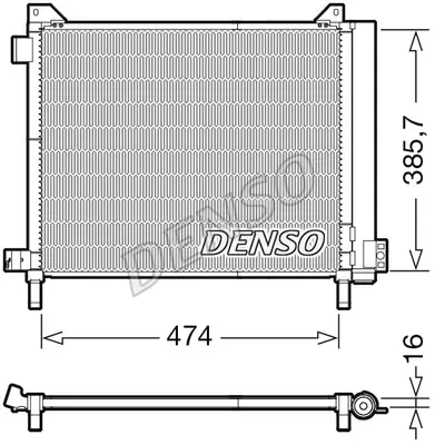 DENSO DCN46030 Kondansatör. Klima 921011HC1B