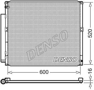 DENSO DCN50051 Kondansatör. Klima 8846160100