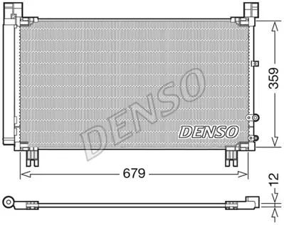 DENSO DCN50053 Kondansatör. Klima 8846053080