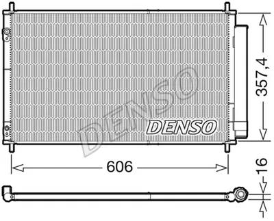 DENSO DCN50058 Kondansatör. Klima 8846052170