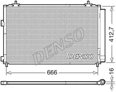 DENSO DCN50059 Kondansatör. Klima 8846042110