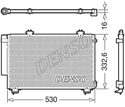 DENSO DCN50060 Kondansatör. Klima 8846052020