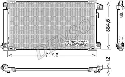 DENSO DCN50061 Kondansatör. Klima 884A012010