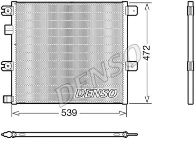 DENSO DCN99077 Kondansatör. Klima 7421675287