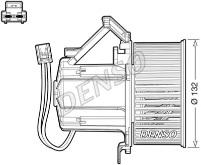 DENSO DEA02008 Kabin Üfleyici 8T1820021