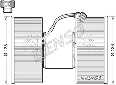 DENSO DEA05006 Kabin Üfleyici 64113453729