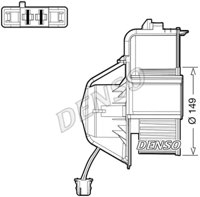 DENSO DEA05007 Kabin Üfleyici 64119245849