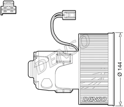 DENSO DEA05008 Kabin Üfleyici 64119242607