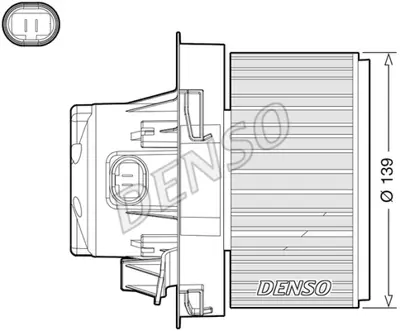 DENSO DEA21012 Kabin Üfleyici 6441V7