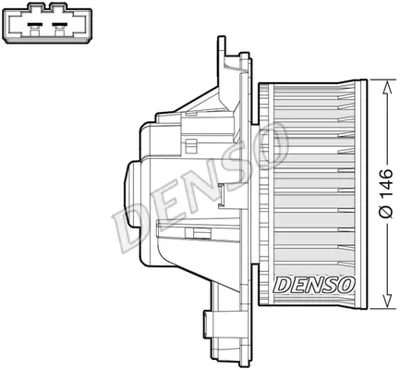 DENSO DEA21014 Kabin Üfleyici 6441CP