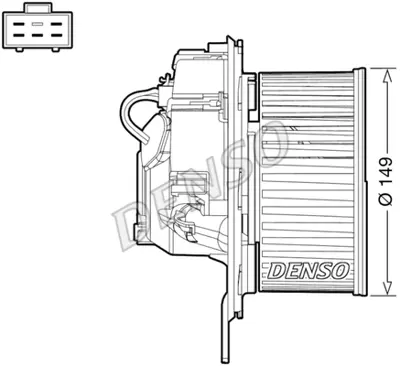 DENSO DEA32005 Kabin Üfleyici 3C2820015F