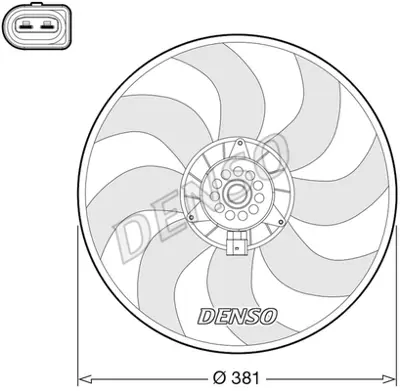 DENSO DER02006 Fan. Radyatör 8K0959455T